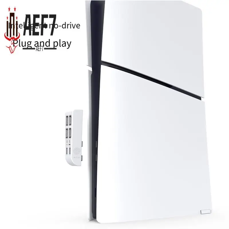 

AEF7-For PS5 Slim 6-In-1 USB 2.0 HUB Data Transfer Extender USB Multi-Function Portable Splitter