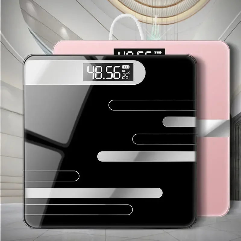 Weight Scale Smart Body Scales LCD Display Glass Digital Weight Scale Electronic Floor Scales Health Weighing Scale