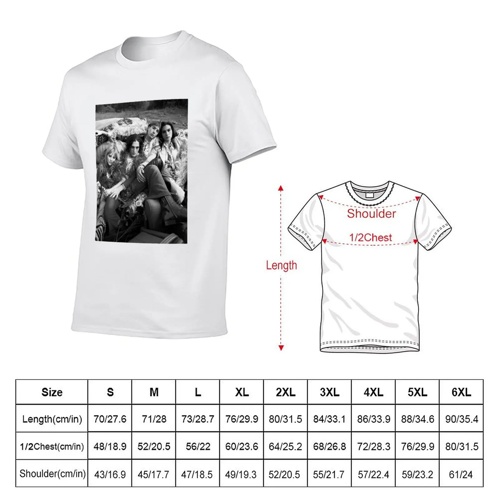 shirt luxury funny graphic shirts Vic for Clothing man cotton shirt man items t man t T-Shirt t boys- and M?neskin the