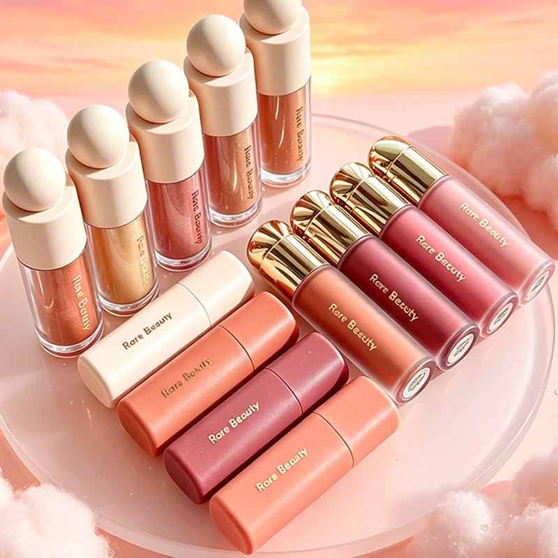 Hot Rare Beauty Butter Lip Balm Moisturizing Plumping Lip Gloss Liquid Blusher Long Lasting Natural Highlight Makeup Products