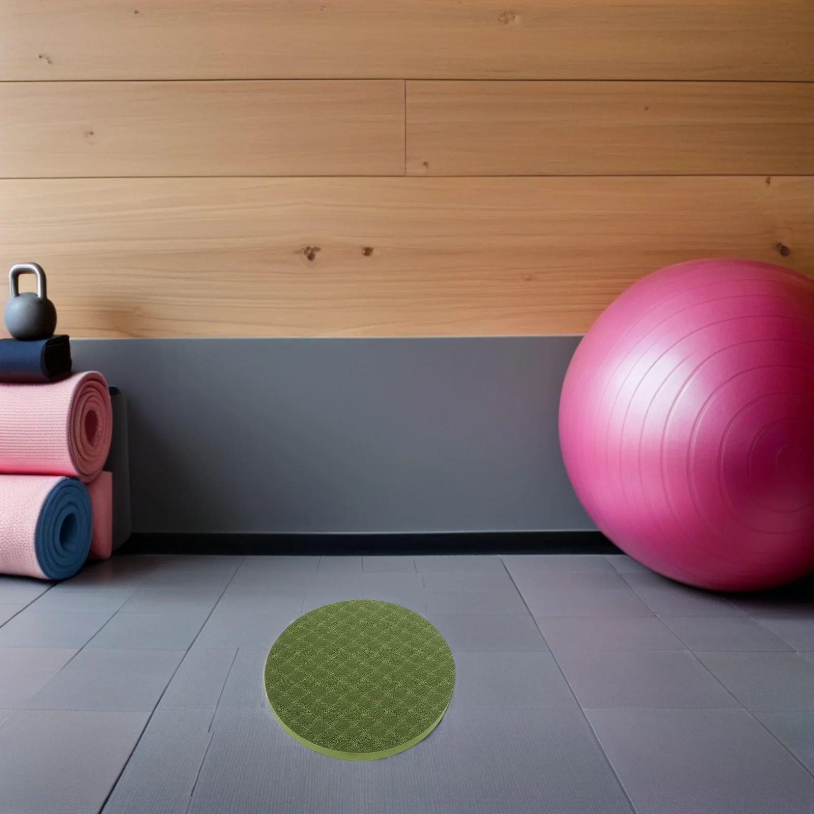 

2Pairs Yoga Mat Pad Round Foam Support for Knee and Elbow Comfort Enhanced Stability during Yoga Pilates Workouts At Home Or