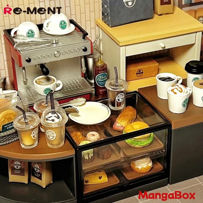 REMENT Box Egg PETIT STYLE COFFEE Miniature Coffee Shop Playset Collectible Toy with Cake & Food Ideal for Collectors And Play view 3