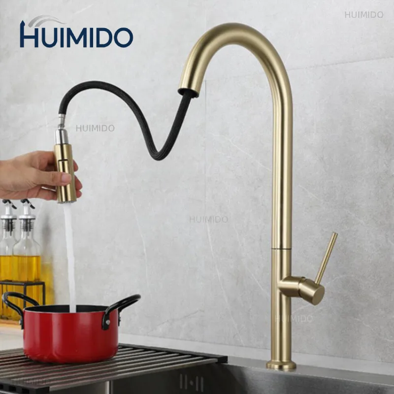 grifo-de-cocina-monomando-de-agua-fria-y-caliente-acero-inoxidable-304-color-oro-rosa-cepillado-con-cano-extraible