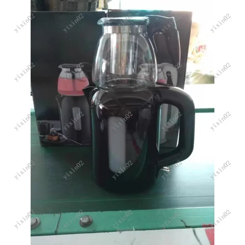 

Turkish Style Electric Heating Tea Pot Set Glass Tea Coffee Maker