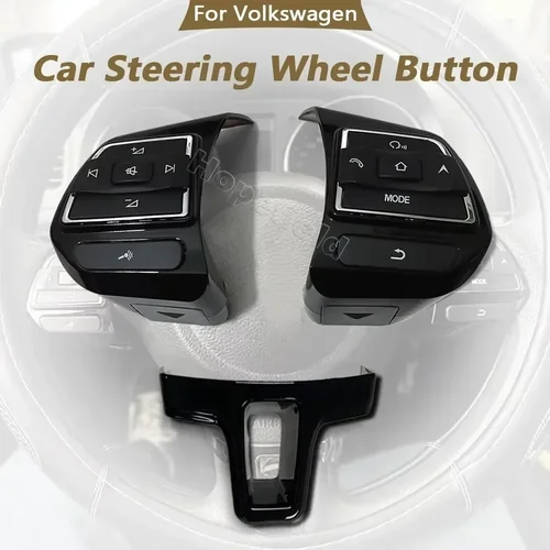 자동차 다기능 스티어링 휠 단추 리모컨 볼륨 오디오 스위치, VW 골프 6 MK6 제타 보라 캐디 폴로 액세서리