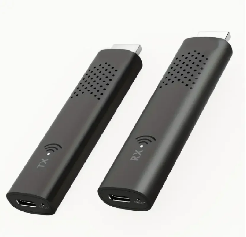 Dcolor Wireless HD Transmitter and Receiver 1080P 60Hz HD Extender Kit for Media Streaming, Maximum 30M(98ft) Range, Low Latency