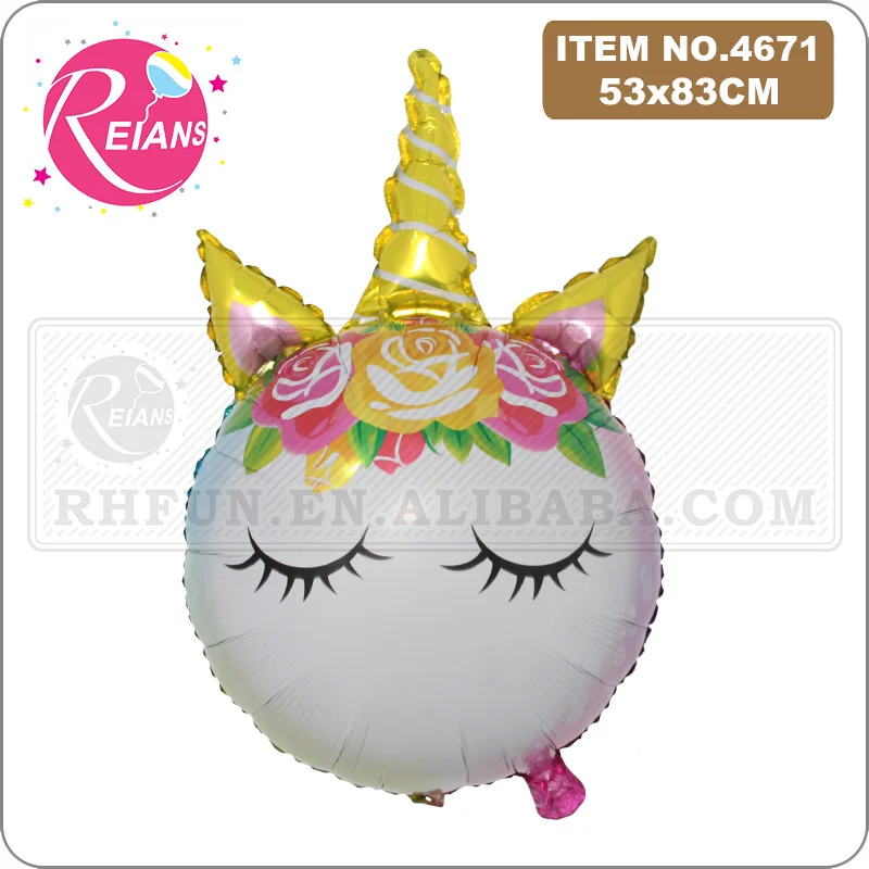 Wedding Decoration Eyelash Unicorn Cat whale Foil Ballon Happy Birthday Party decoration inflatable Balloon baby shower Toy