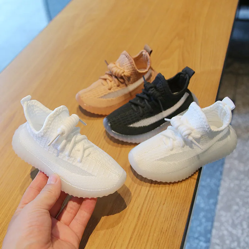 Students Spring Autumn Non-slip Soft-soled Sports Shoes Boys Girls Breathable Mesh Lightweight Casual Shoes Kids Children Casual