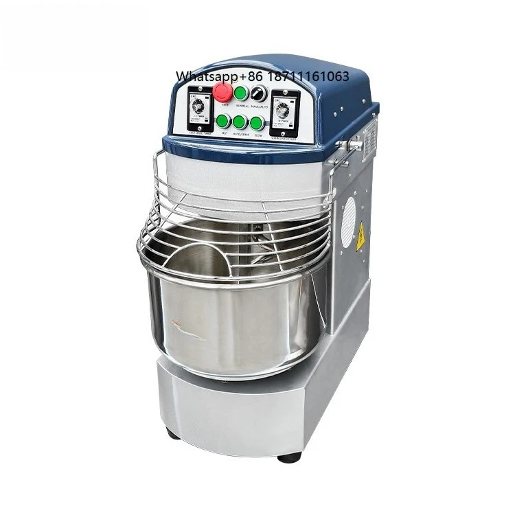 dough mixer kneading machine kneader spiral fork vertical commercial industrial bakery professional heavy duty pizza bread