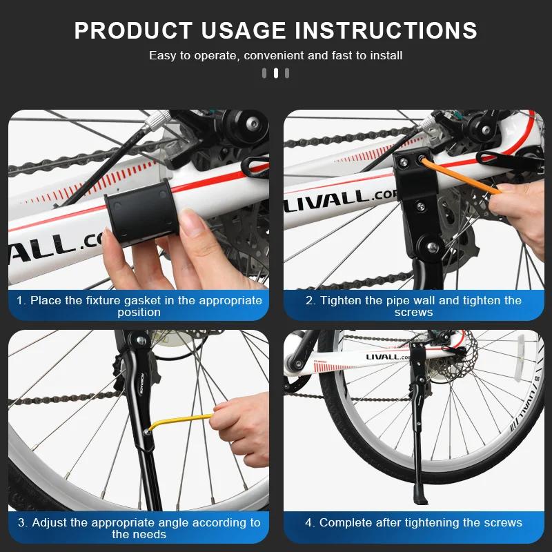 Soporte bicicleta aluminio ajustable para MTB y carretera - imagen 3