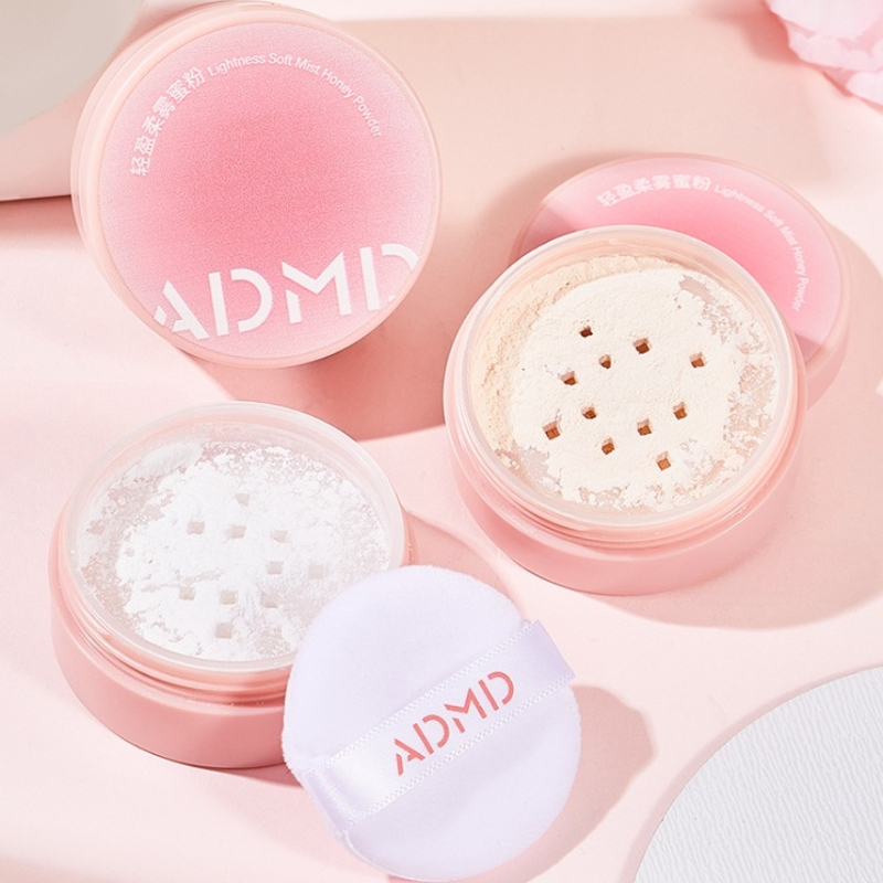  Pink Face Loose Powder Matte Translucent Setting Powder Cosmetics Waterproof Oil-control Professional Lasting Makeup 