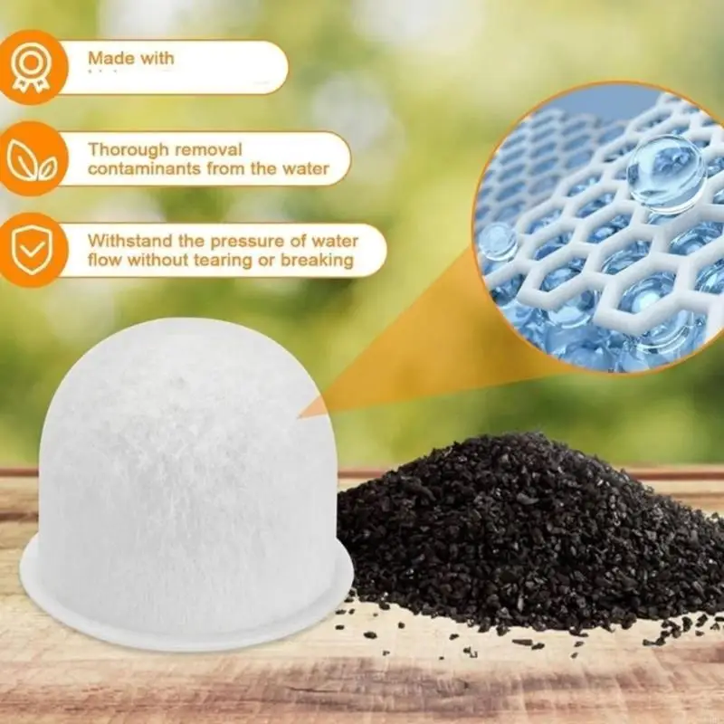 6Pieces Water Filter Pods Kitchen Appliance Part Coffee Improvement Filter for Coffee Makers WGCM100S WGCM110S WGCM120S