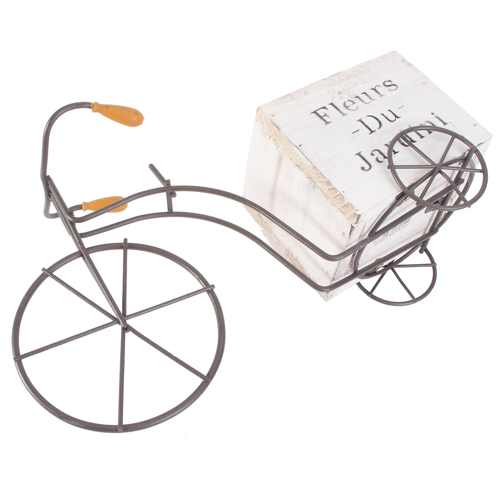 

Wooden Bicycle Ornaments Large Size Flower Box Craft Planting Pot -friendly