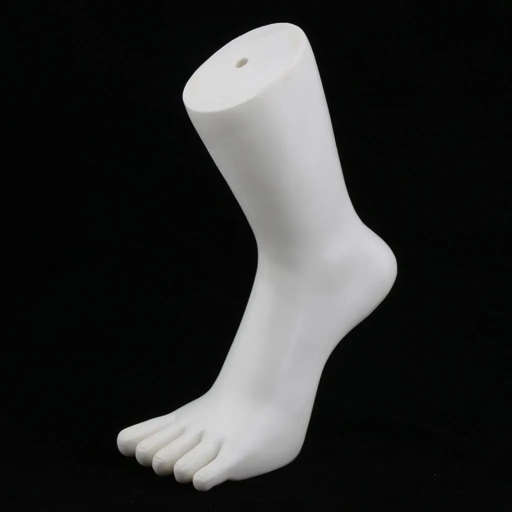 Foot Mannequin Male Sock Display Feet Toy Plastic Foot Model for Shoe Store Jewelry Tights Presentation