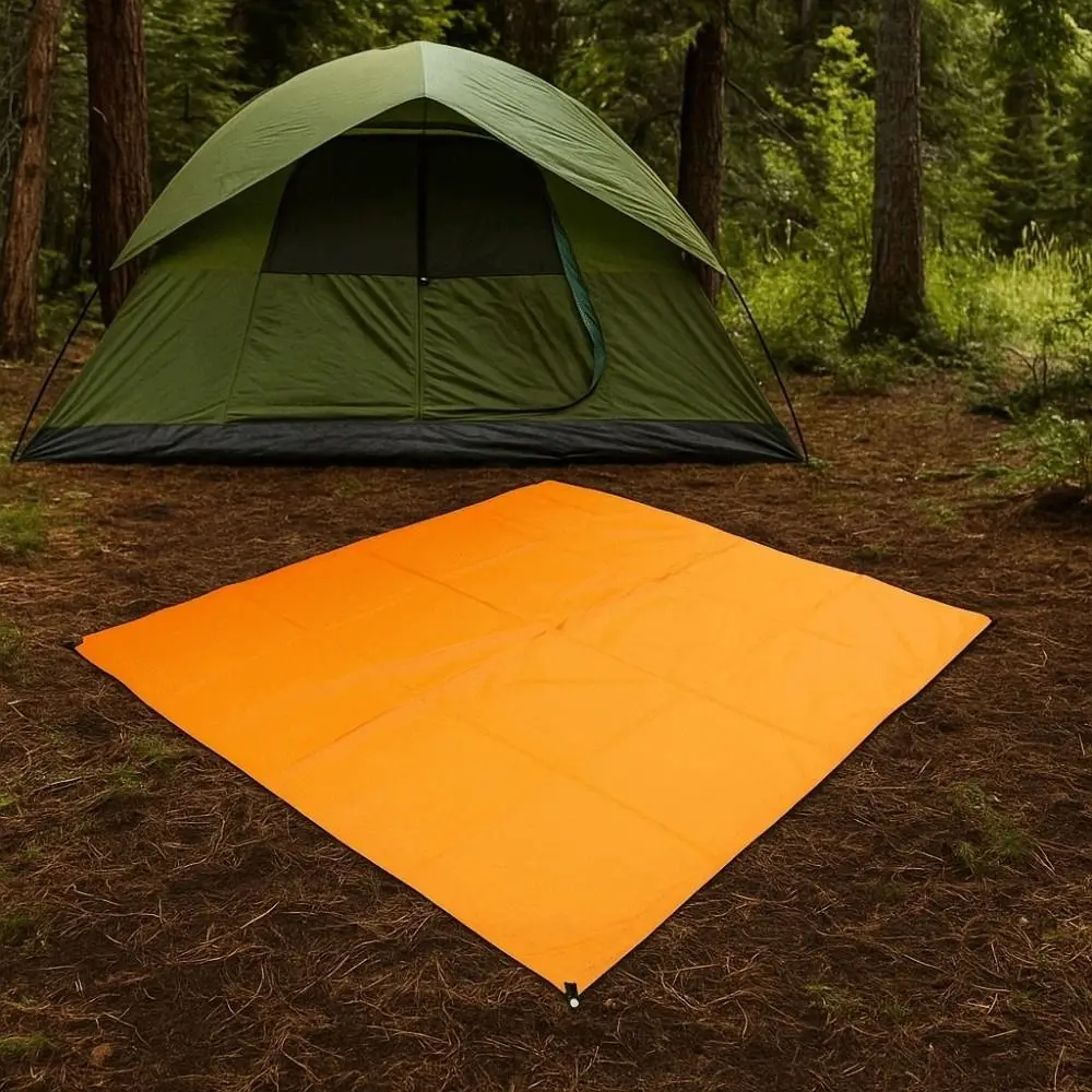 

Waterproof Camping Floor Tarp Oxford Cloth Ultralight Portable Pocket Picnic Mat with Sack Multi-function Car Sunscreen Cloth