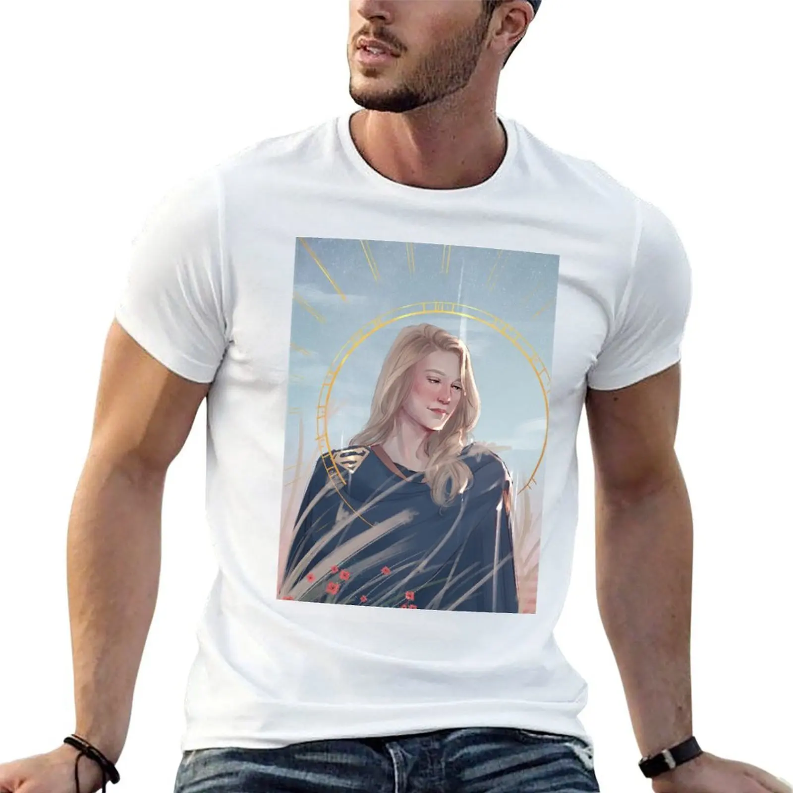 

Yellow Sun T-Shirt printed t shirts for man funny t shirts cotton T-Shirt