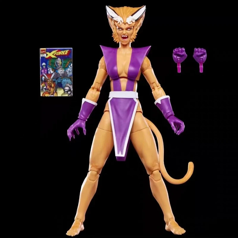 In Stock Hasbro Marvel Legends Series  X-Force Feral Models Anime Movie Toys Model Action Figure Gift Hobbies view 2