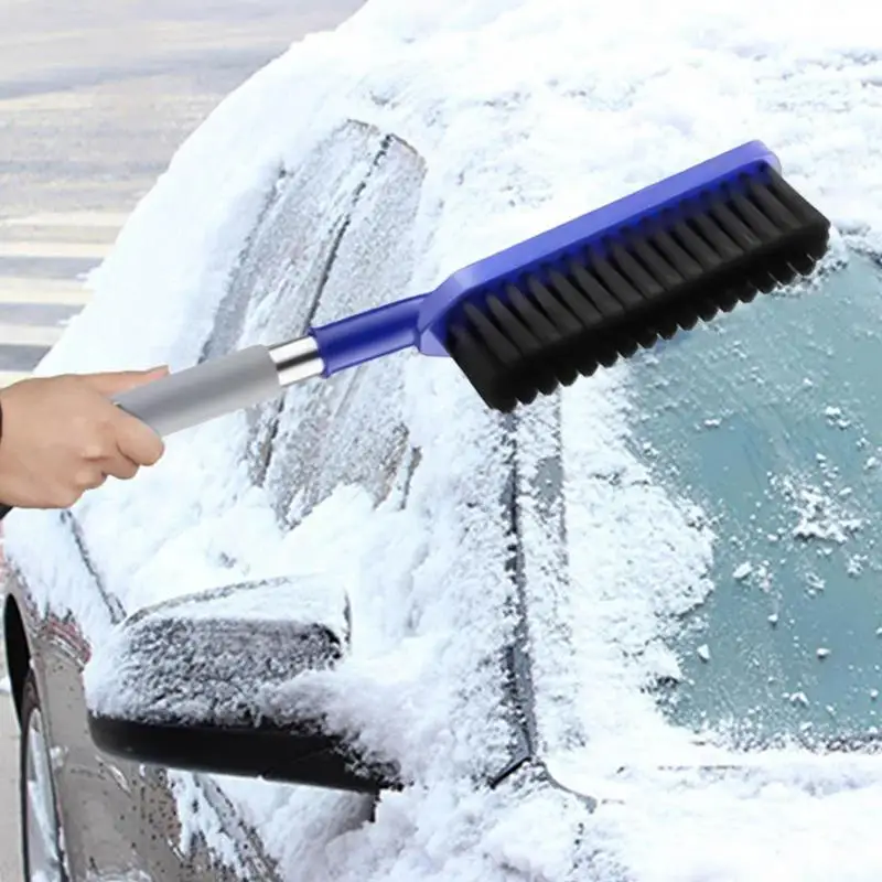 Snow Cleaner For Car Car Windshield Brush Long-Handle Snow Remover Brush Car Windshield Brush With Ice Scraper For Windshield &