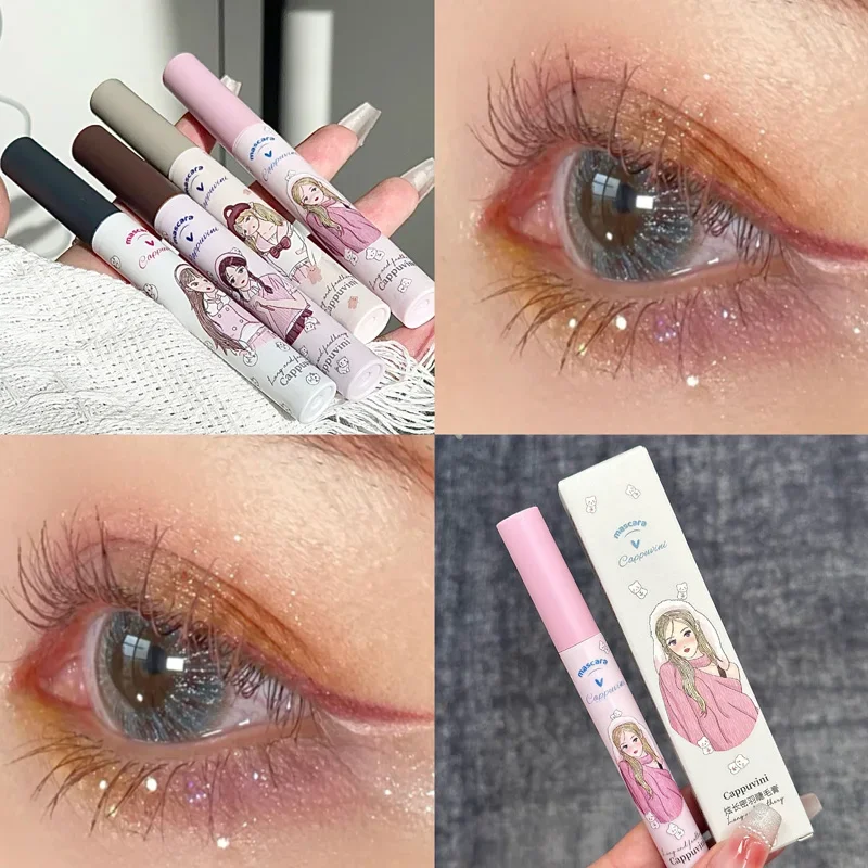 Wimpern Curling Verlängerung Mascara Wimpern Verlängerung Pinsel Dauerhafte Wasserdichte Ultra-feine Pinsel Kopf Mascara Schönheit Make-Up