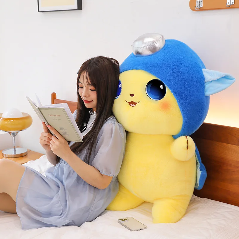 30cm Sanrio Kawaii Pochacco juguete de peluche Pochacco muñecos de peluche pajarita tirantes lindo cachorro juguete niños cumpleaños regalo de Navidad tamaño grande