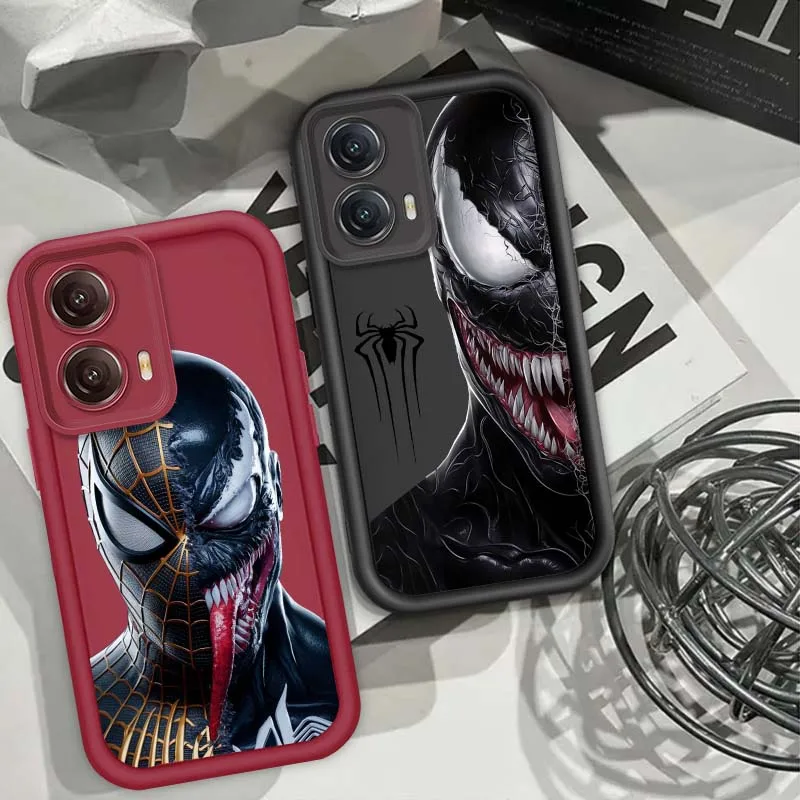 

Spider-Man Venom Cool Hot Art For Motorola G85 Edge 50 G24 G35 E14 G04 G34 G Stylus G54 G13 G32 G14 5G Eye Ladder Phone Case
