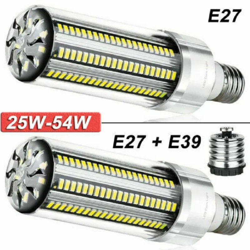 E27 Led Lamp 25W 35W 50W 80W 100W 120W 150W 200W Corn Lamp 220V LED Bulb E39 High Power For Super Bright Warehouse Lighting 110V