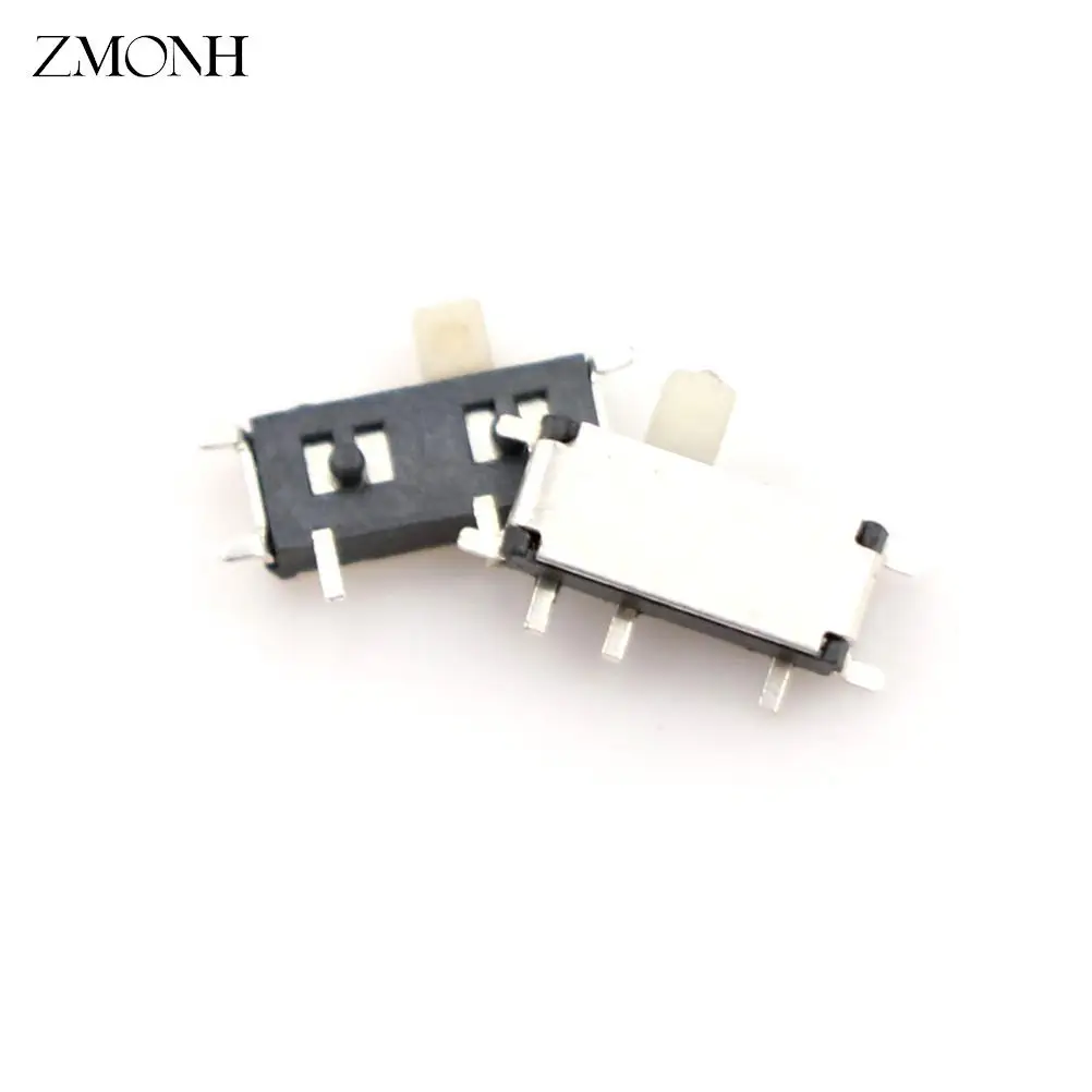 20PCS 7 Pin Mini Slide Switch On-OFF 2Position Micro Slide Toggle Switch Miniature Horizontal Slide Switch SMD