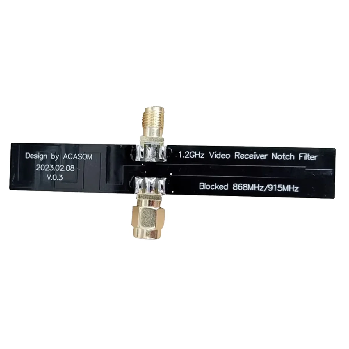 1.2GHz VRX Notch Filter 868/915 MHz Improves Video Reception for 1.2-1.3GHz Video Receiver Compatible with TBS Crossfire