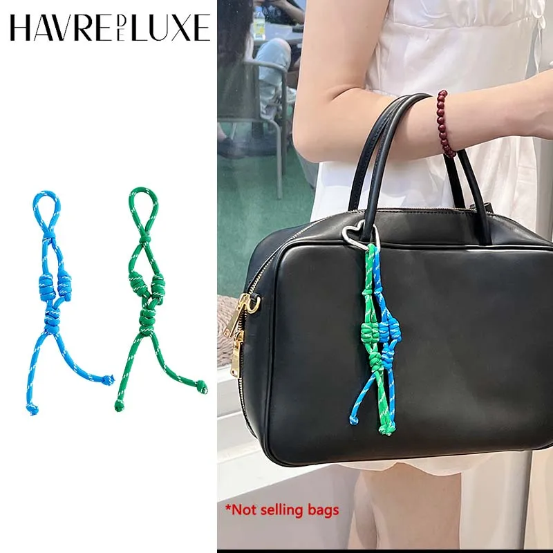 

Bag weaving charm for briefcase women's bag hand woven soft texture durable lanyard bowling bag woven bracelet bag accessories