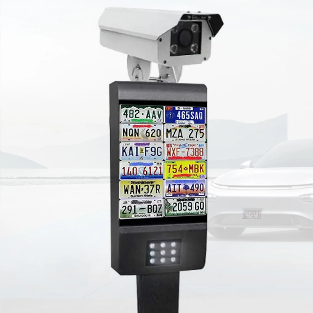 

L ENSTER Newest Night Vision 2MP 5MP IP Automatic Number License Plate Recognition Reader System ANPR LPR Camera With Software