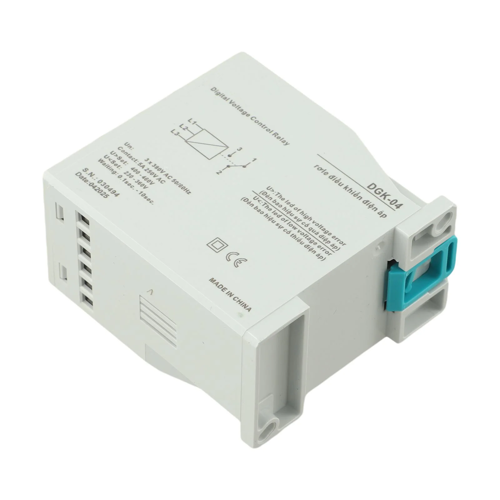 For Industrial Use Voltage Setting Relay DGK-04 Voltage Control Relay Three Phase Relay Measurement Accuracy 1