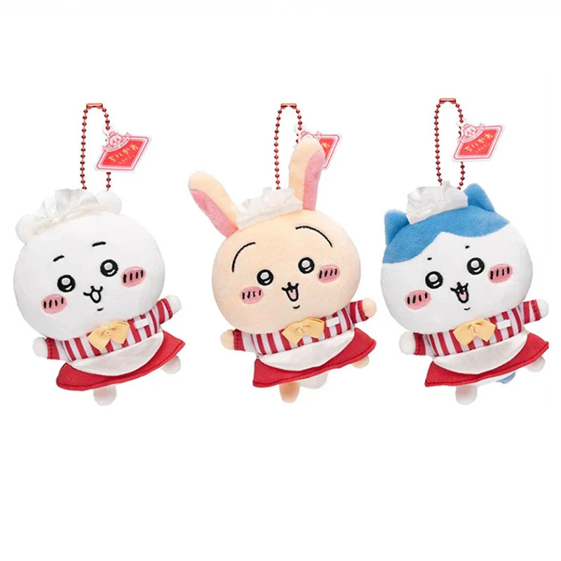 

Kawaii аниме Hachiware плюшевый брелок милый Usagi Shisa Momonga плюшевая кукла брелок подвесной орнамент сумка аксессуар подарки