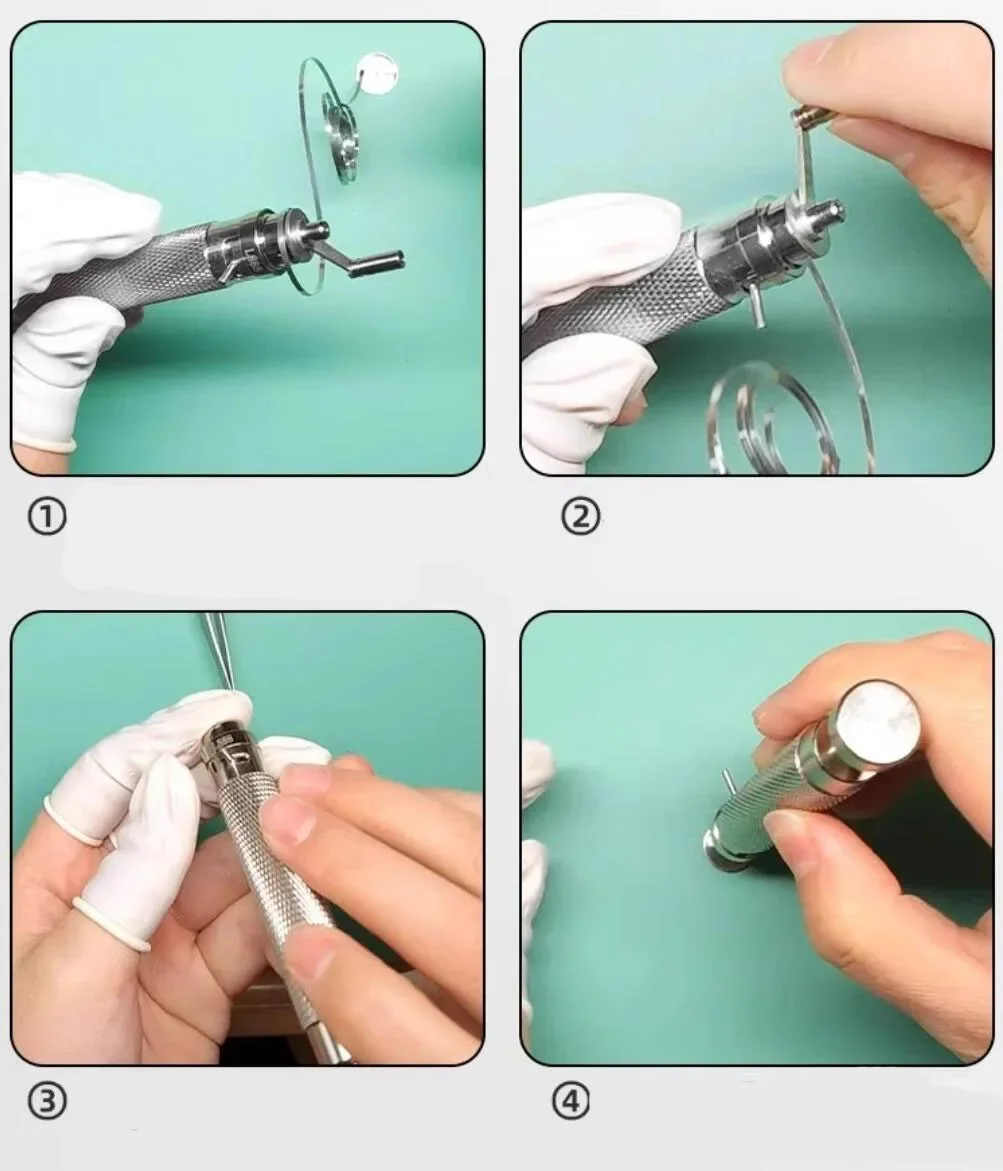 20Pcs Watch Repairing Winding Tools Accessory for Watchmaker High Precise Watch Mainspring Winder Tools