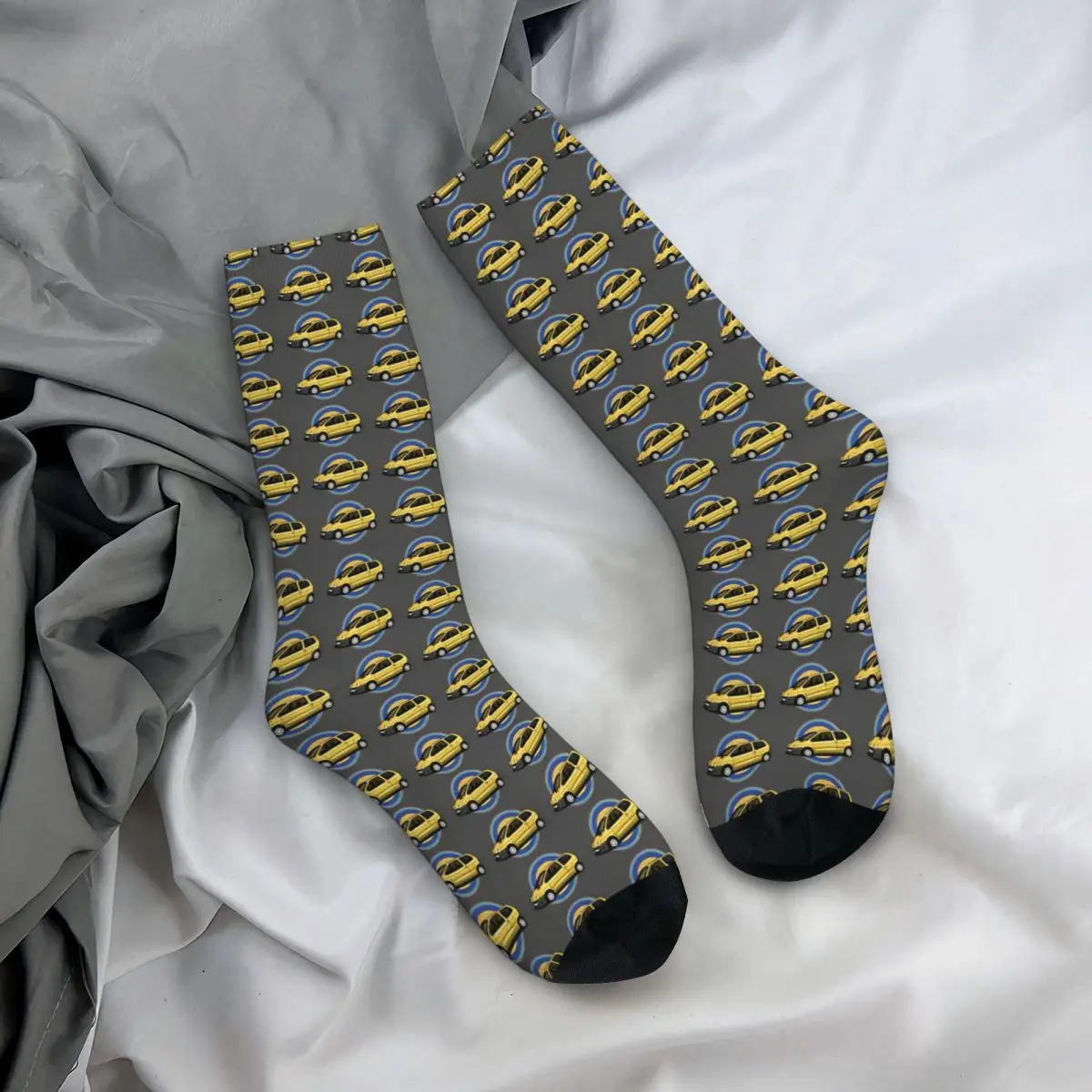 RT Socks Winter Yellow Stockings Korean Men Comfortable Socks Pattern Running Sports Non Slip Socks