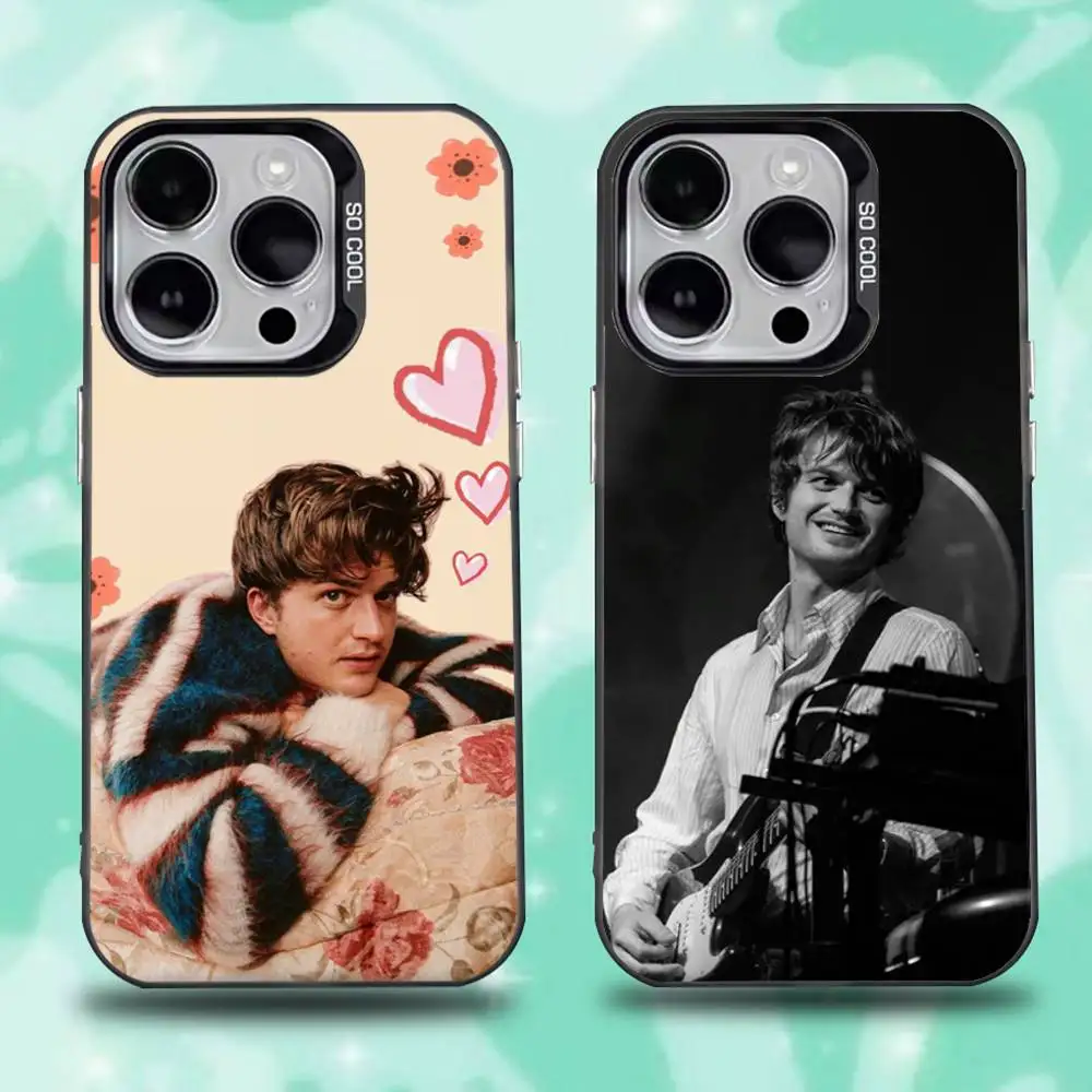 

D-Djo Singer Joe K-Keery For iPhone 11,12,13,14,15,16,17,Pro,Max,Plus,E,Air,Mini Phone Case IMD Matte Black