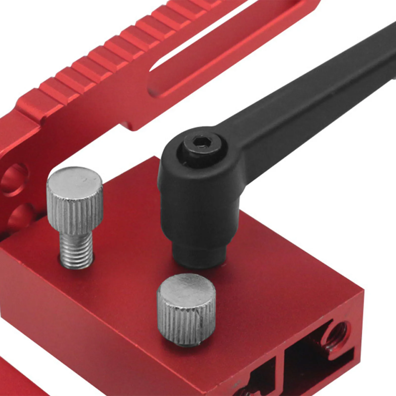 Woodworking Fence Flip Stop Aluminum Alloy Adjustable T Track Limit Stop for Installation Assembly Cutting Fixing