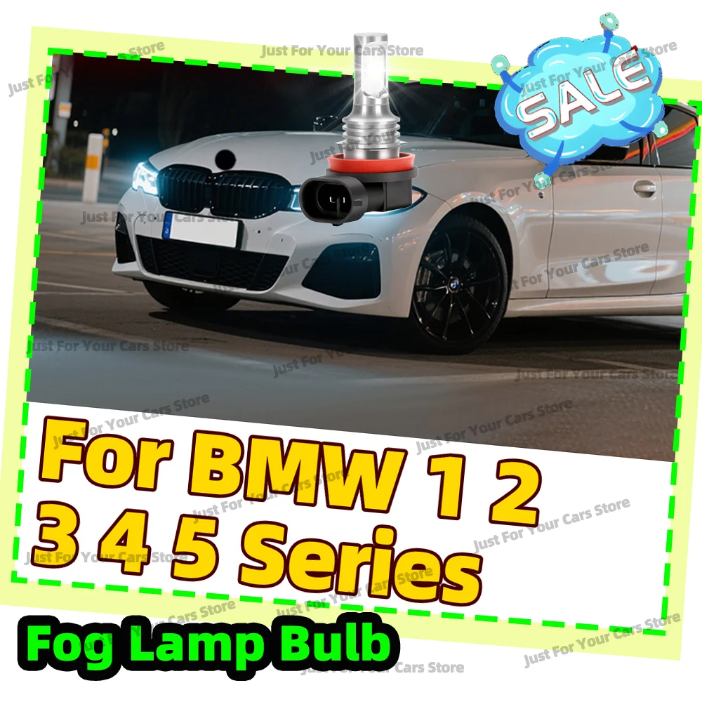 

2x Wireless Fog Lights 3570 CSP LED Bulbs 6000K For BMW E92 F34 F31 F33 F83 F32 F82 F36 F10 F21 F45 F23 F22 F87 F46 F30 F80 E93