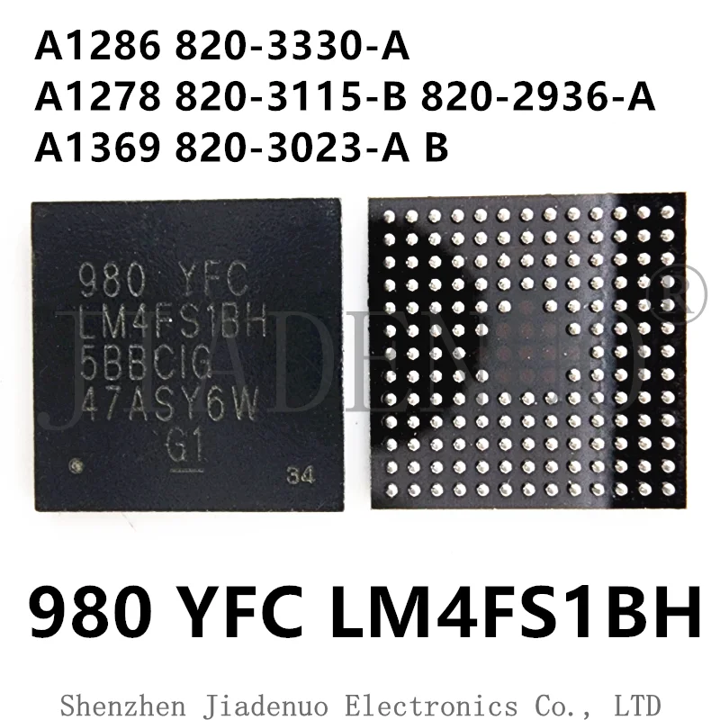 1PCS 980 YFC LM4FS1BH For MacBook A1286 820-3330-A A1278 820-3115-B 820-2936-A A1369 820-3023-A B rd Tested IC