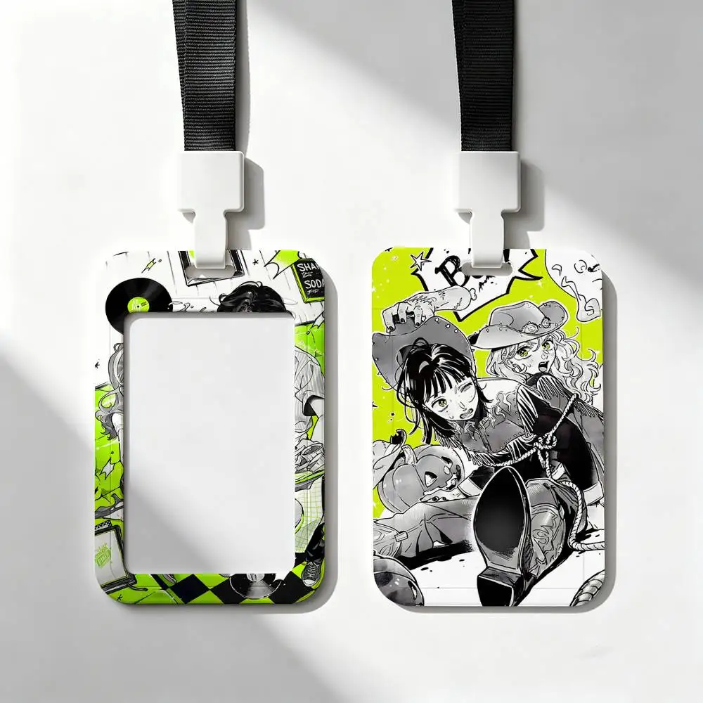 

Tgswiiwagaa MitsuAya Card Holder Neck Strap Pendant Door Badge Holder Lanyards Keychain Work Credential Case Gift
