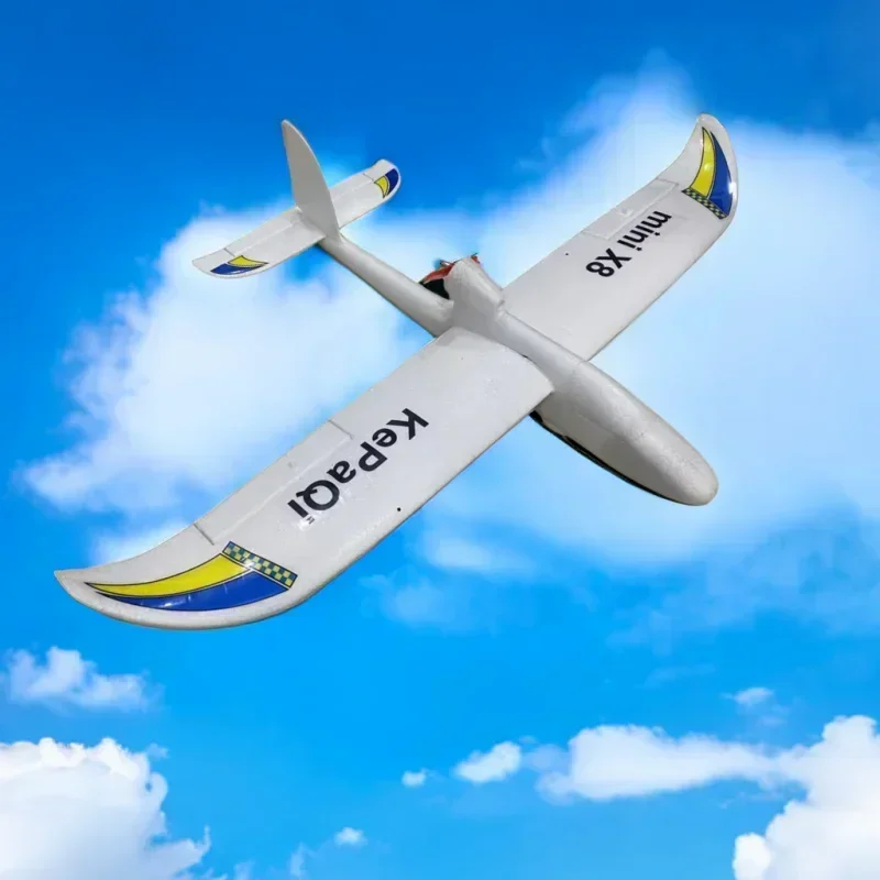 Kpq-Modelo Surfer Mini Aircraft atualizado, Asa fixa, Controlo remoto, Glider Starter, Wingspan, 800mm, RC Palace, Novo, X8