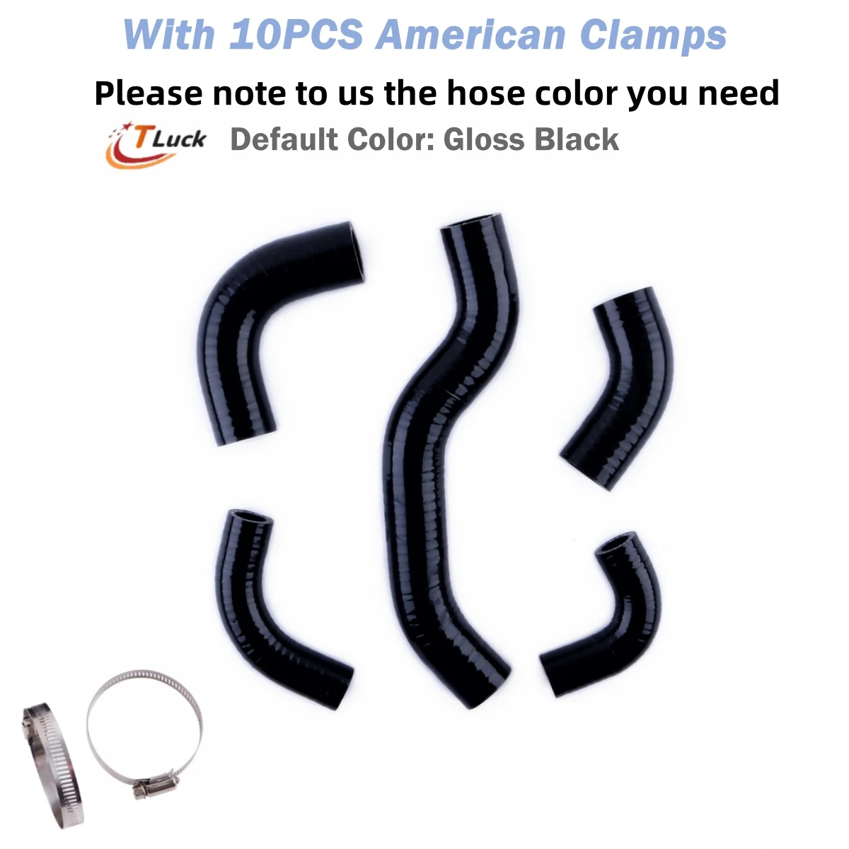 5 قطعة لكاواساكي فولكان 800 VN800 1995-2006 سيليكون المبرد أنابيب تبريد المياه خرطوم الأنابيب عدة #6