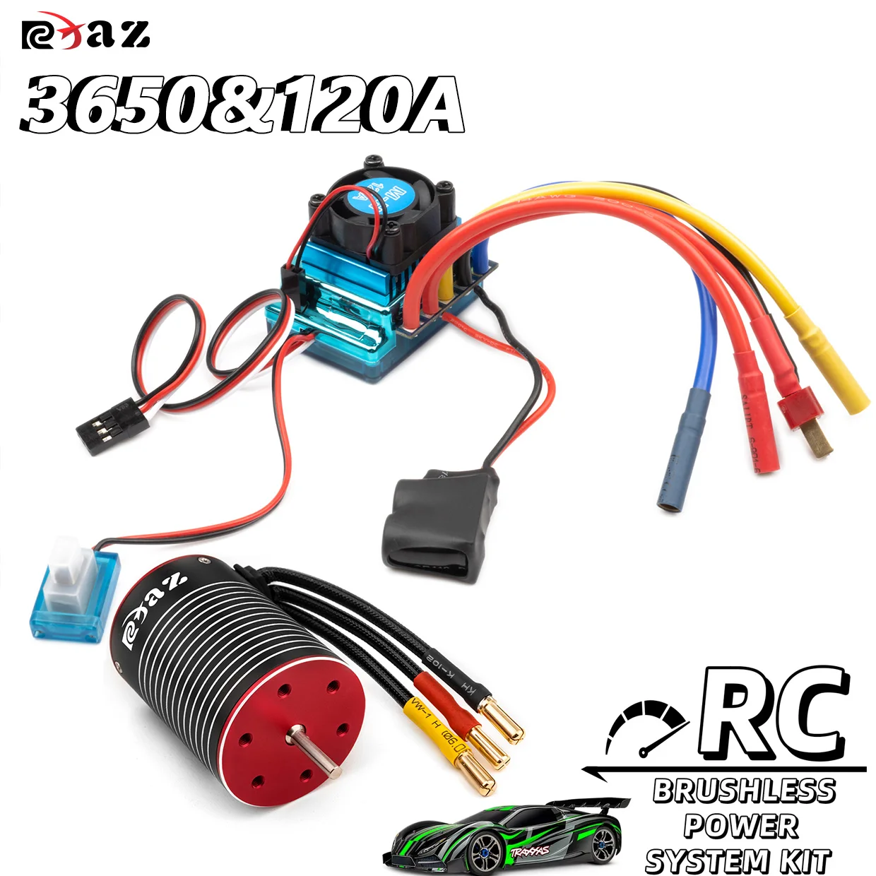 

Бесщеточный двигатель RCXAZ RC 3650 для осевого гусеничного автомобиля Traxxas Tamiya 1/10, автозапчасти Accs, игрушечный грузовик, танк 3650, бесщеточный двигатель постоянного тока RC