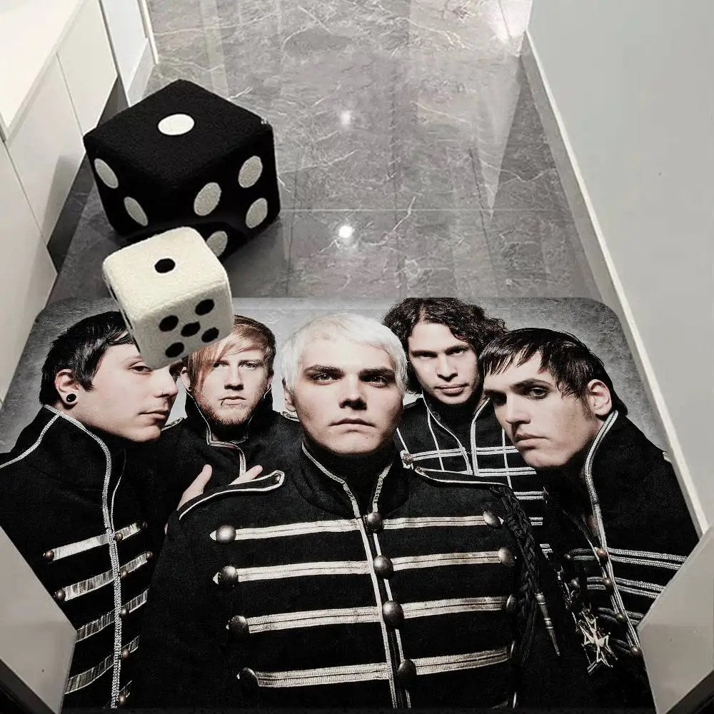 Classic Emo Band My C-Chemical R-Romance Floor Carpet Nordic Style Home Doormat Bathroom-Toilet Mats Bedroom Hotel Decor Mat