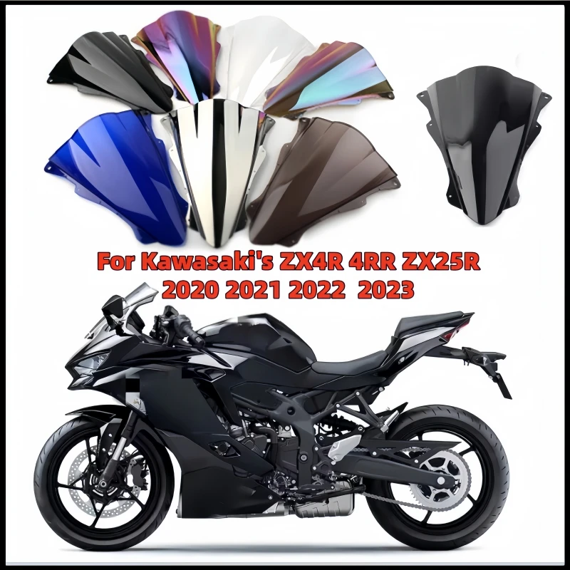 For Kawasaki's ZX4R 4RR ZX25R 2020 2021 2022  2023 Motorcycle windshield front windshield wind deflector front fairing ZX 4 25 R