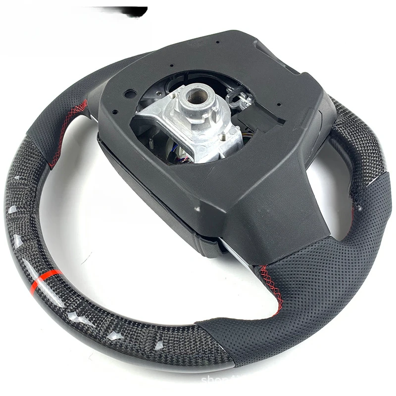 

Fengxuan For Toyota Vios Corolla Hilux LC300 Prado Highlander Carbon Fiber Steering Wheel Modification