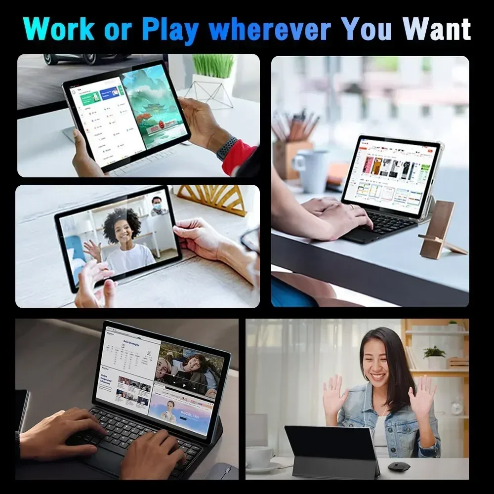 Global Original Pad 6 Pro Tablet Android 2024 Snapdragon 888 Octa Core Android 13 12GB 512GB 10.1 Inch HD Screen 5G Wifi Tablet