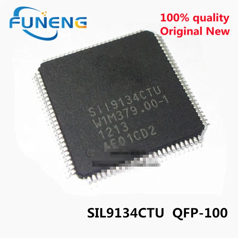 1PCS  QFP100 SII9134 SIL9134CTU SII9134CTU new liquid crystal chip