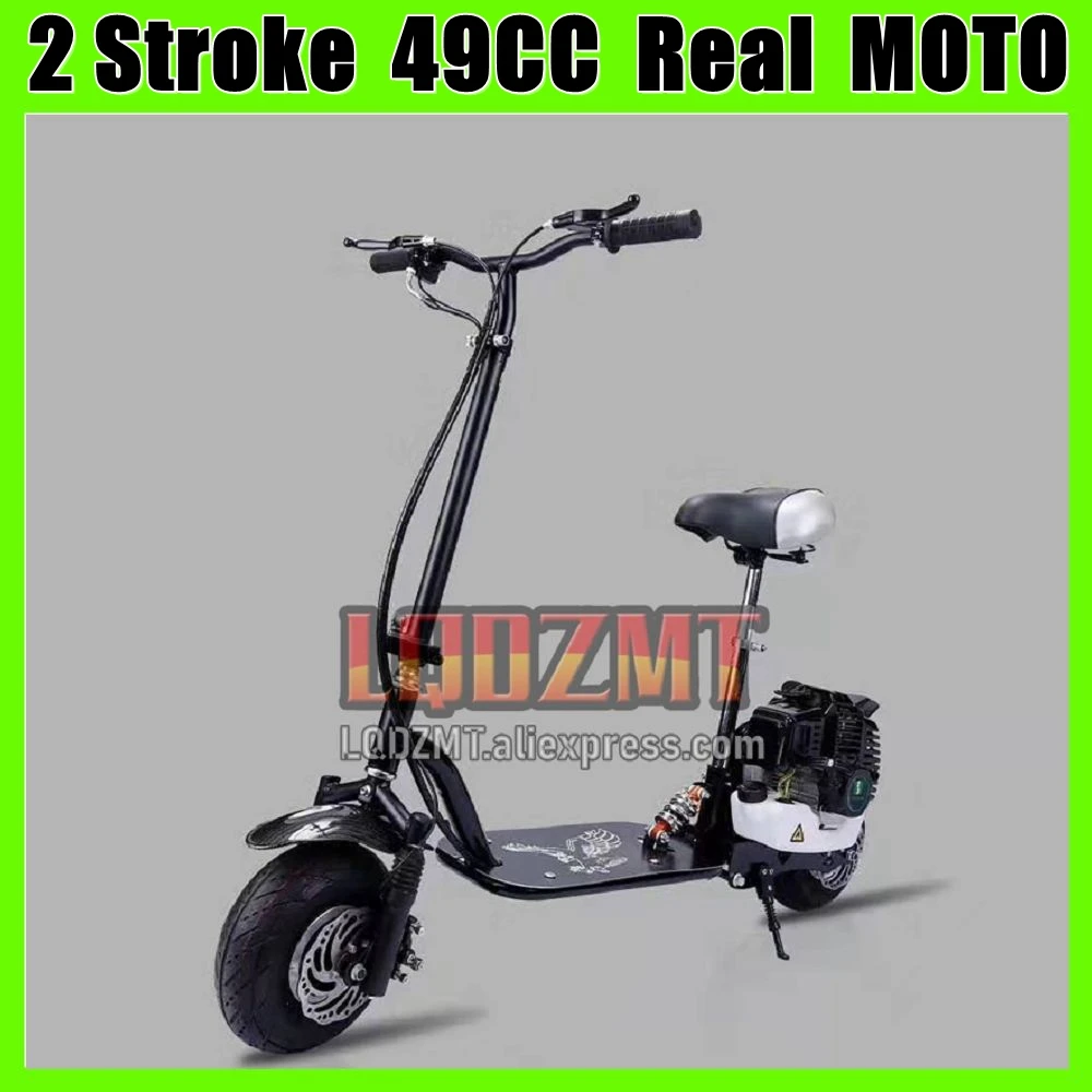 New Arrivals Adult Gasoline Scooter 49CC Two Stroke Engine Motorcycle Outdoor Sports Competition Men Women Racing Game Motorbike