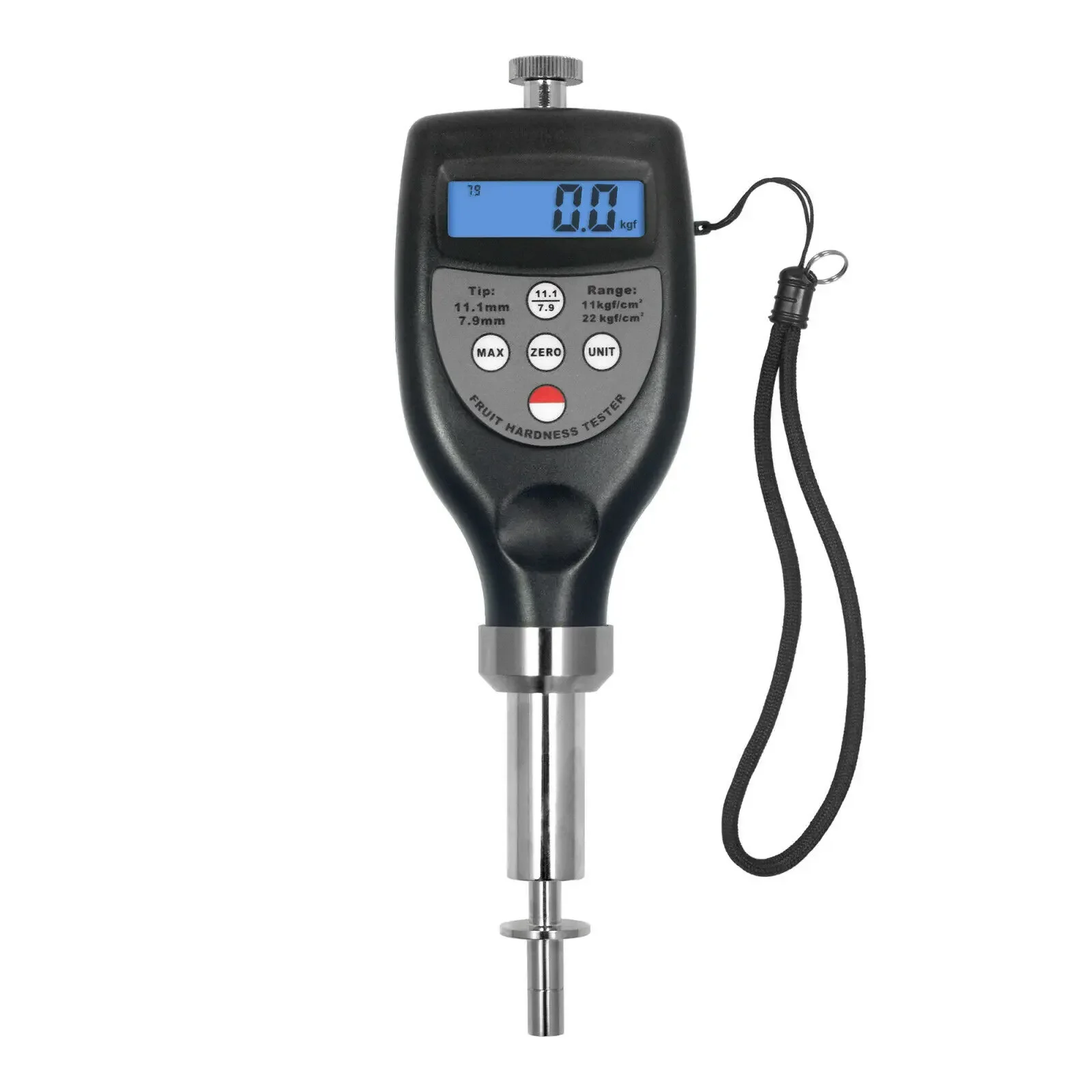 Digital Fruit Hardness Penetrometer Portable Fruit Firmness Sclerometer Agricultural Fruit Ripeness Detection Testing Instrument