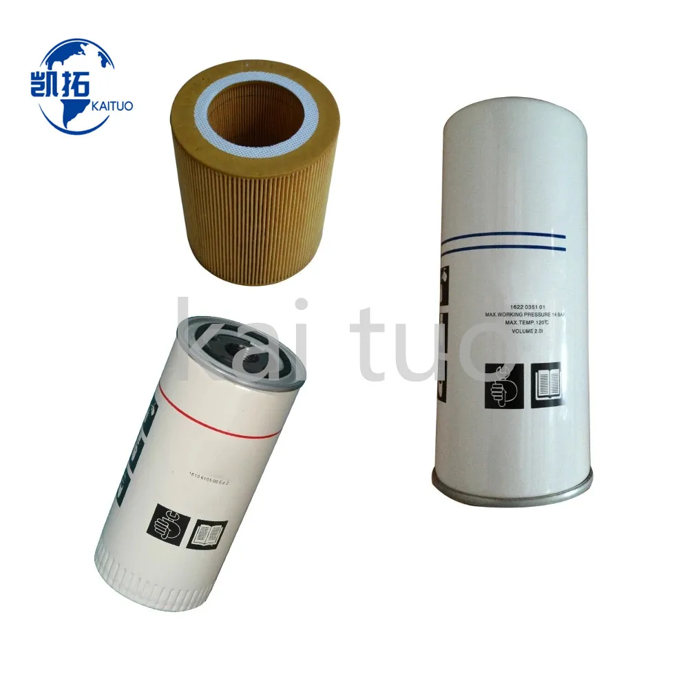 2901086601 Filter Kit Element Cartridge for Atlas Copco Compressor Spare Part GA15 GA22 1622035101+1613872000+1613610500